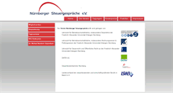 Desktop Screenshot of nuernberger-steuergespraeche.de